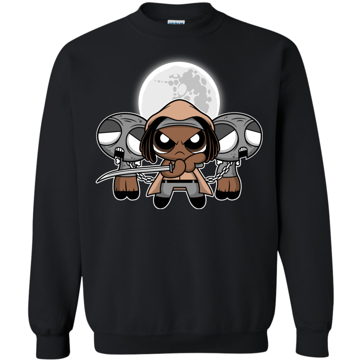 SHUFFLE AND SLICE AND NOT VERY NICE Crewneck Sweatshirt