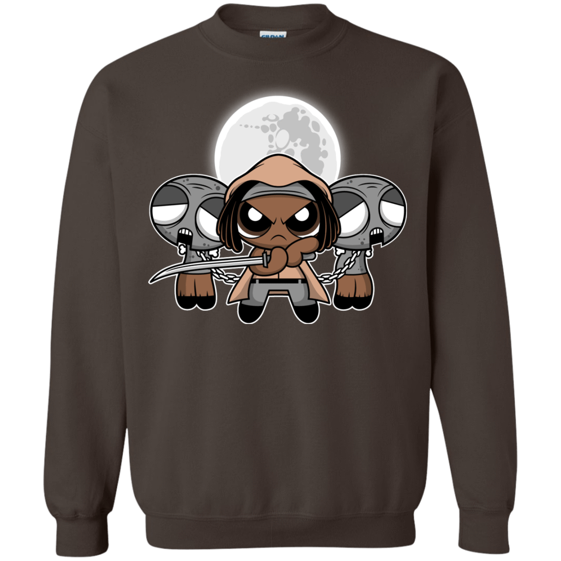 Sweatshirts Dark Chocolate / Small SHUFFLE AND SLICE AND NOT VERY NICE Crewneck Sweatshirt
