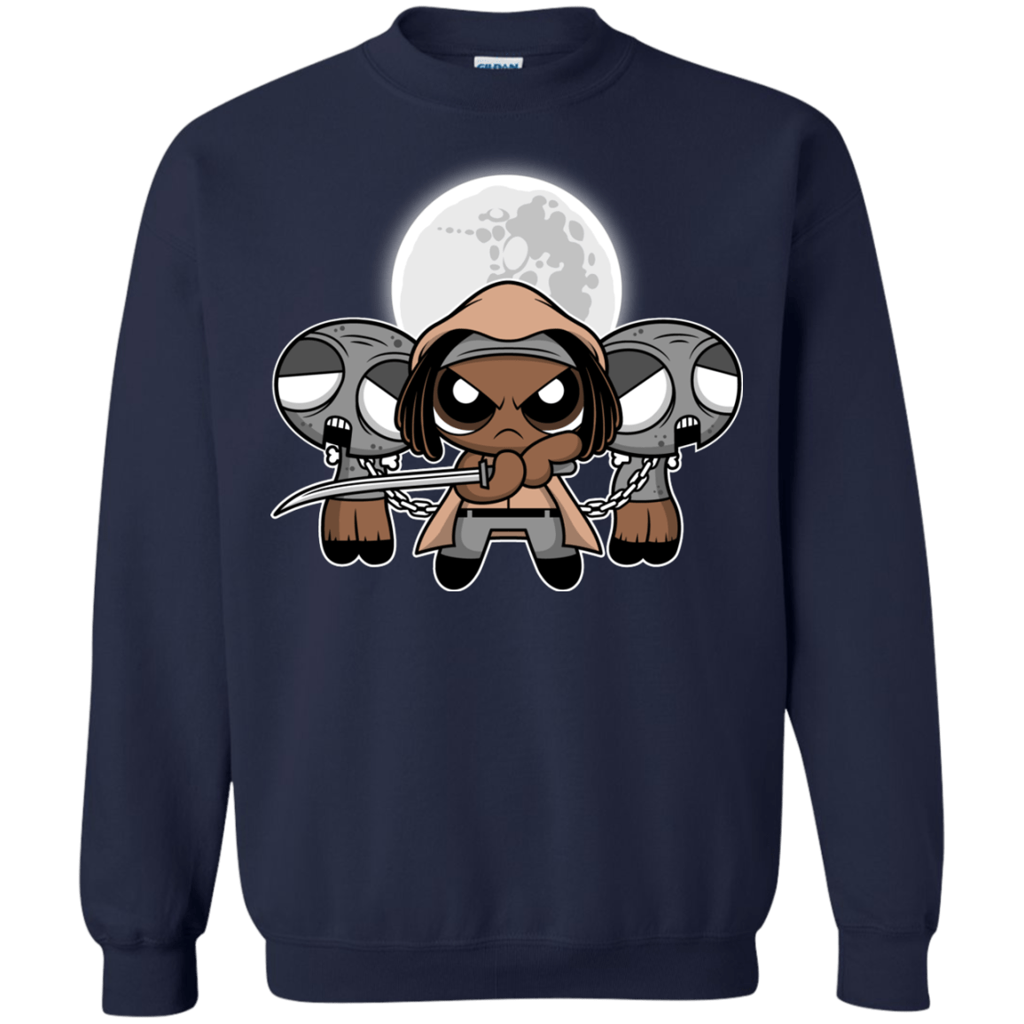 SHUFFLE AND SLICE AND NOT VERY NICE Crewneck Sweatshirt