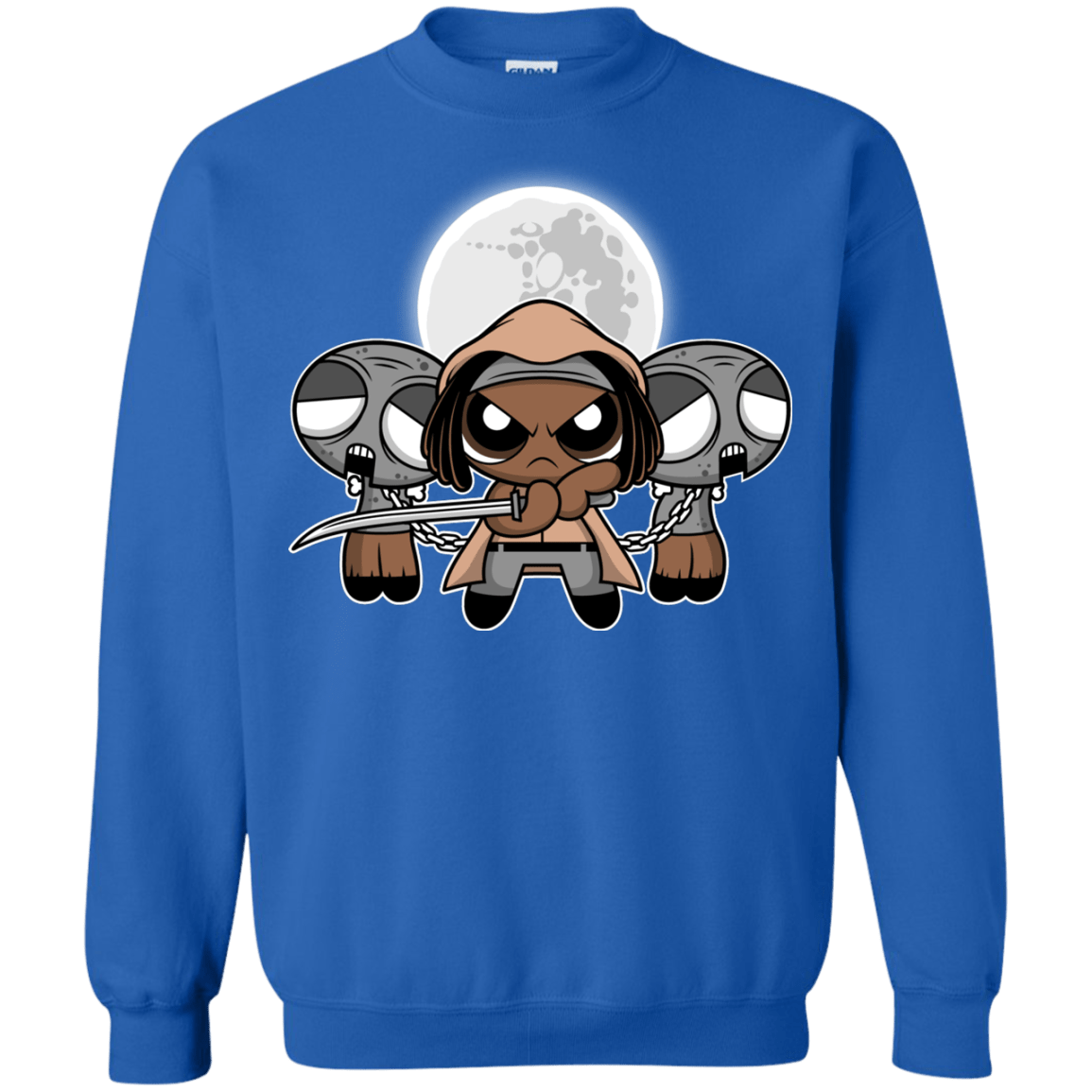 SHUFFLE AND SLICE AND NOT VERY NICE Crewneck Sweatshirt