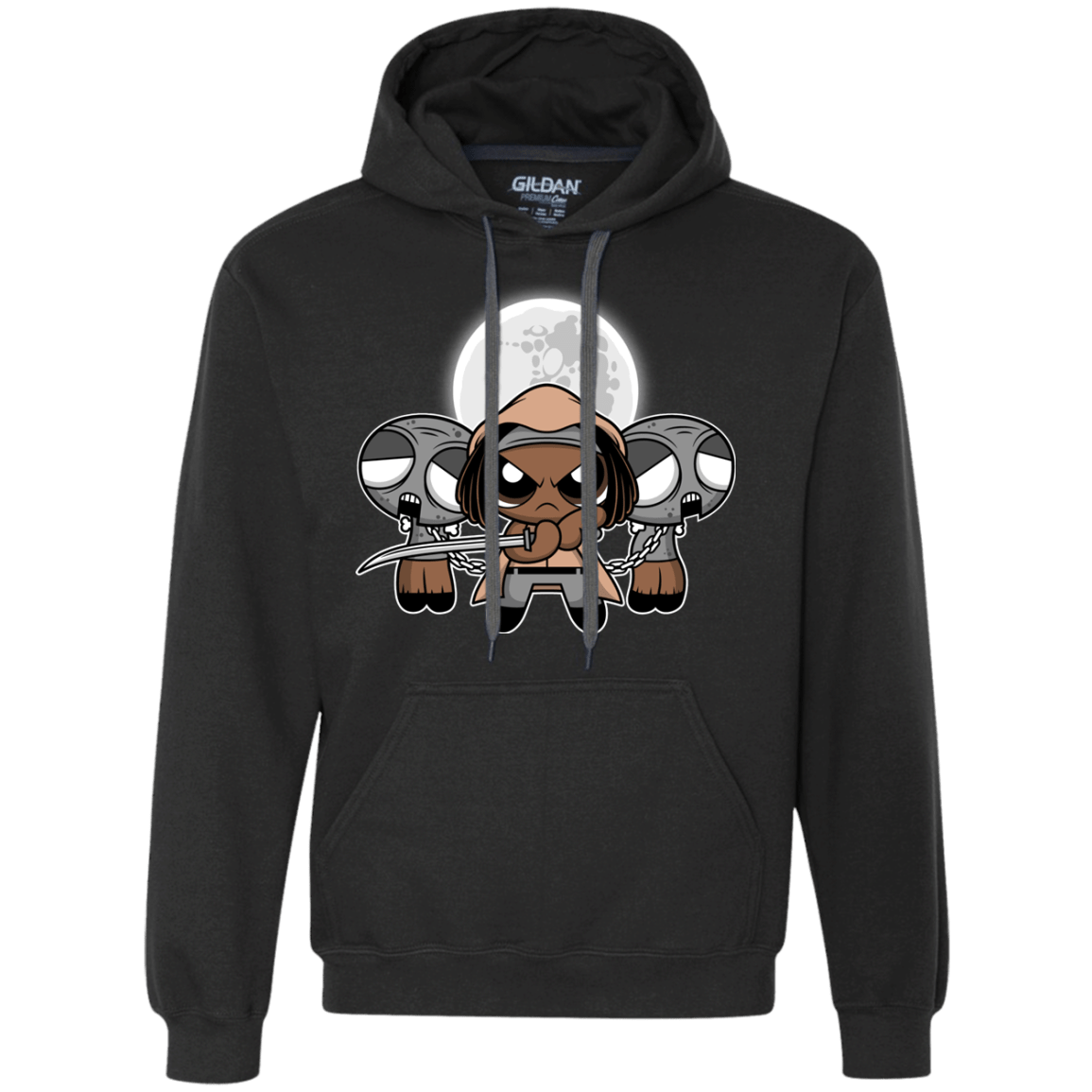 Sweatshirts Black / Small SHUFFLE AND SLICE AND NOT VERY NICE Premium Fleece Hoodie