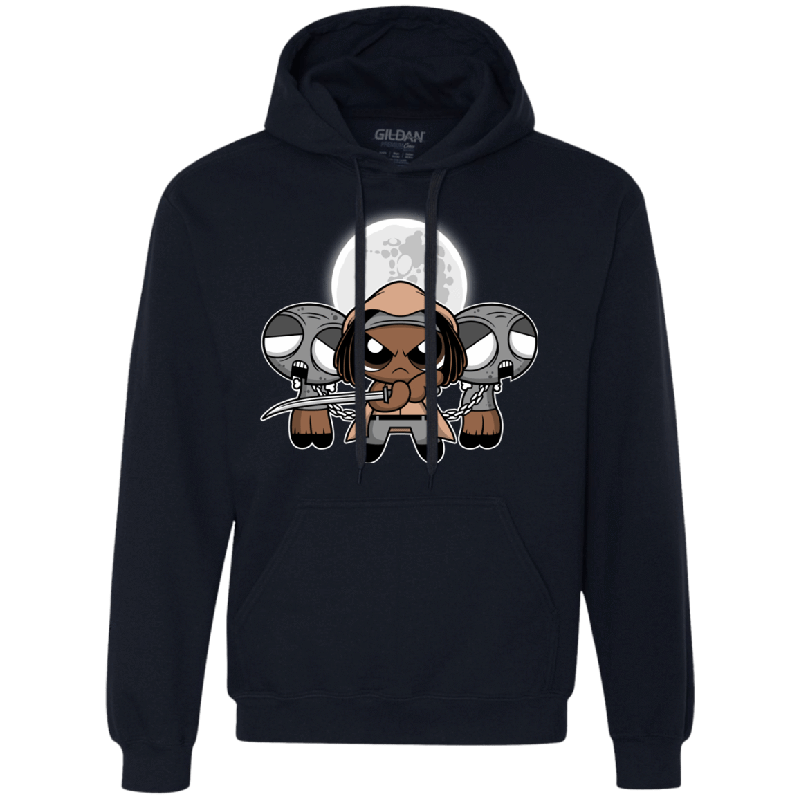 Sweatshirts Navy / Small SHUFFLE AND SLICE AND NOT VERY NICE Premium Fleece Hoodie