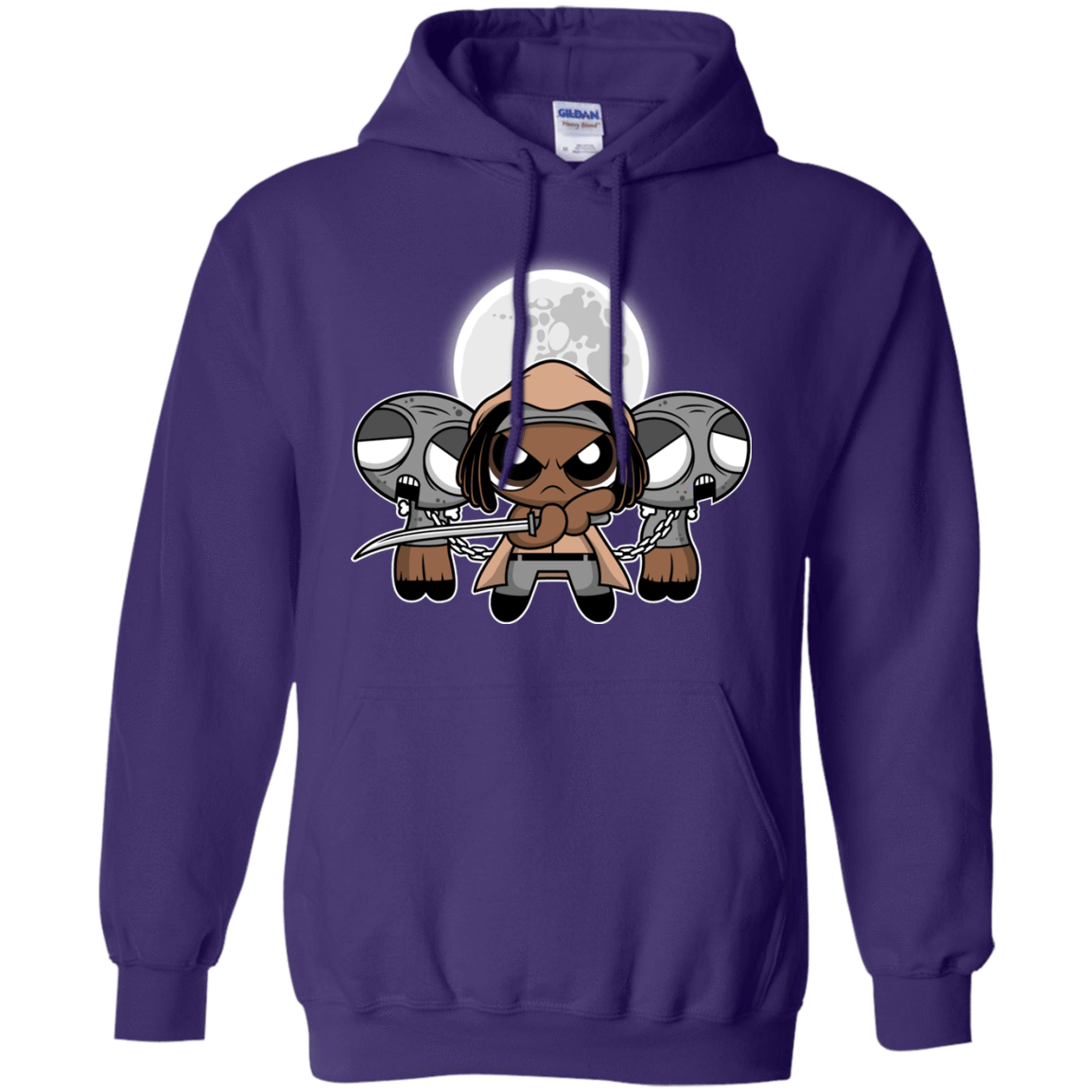 Sweatshirts Purple / Small SHUFFLE AND SLICE AND NOT VERY NICE Pullover Hoodie