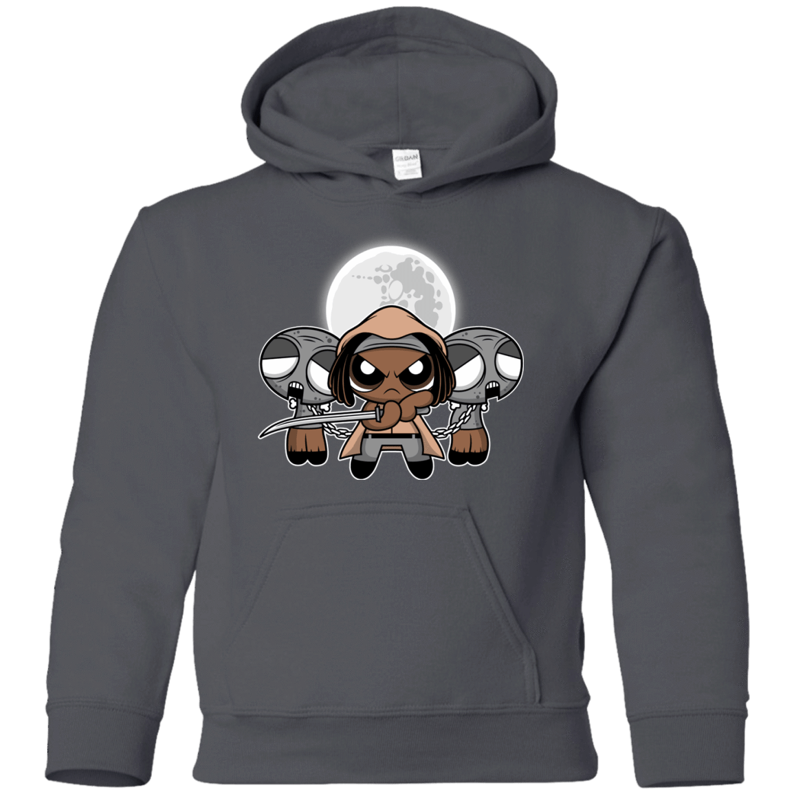 Sweatshirts Charcoal / YS SHUFFLE AND SLICE AND NOT VERY NICE Youth Hoodie