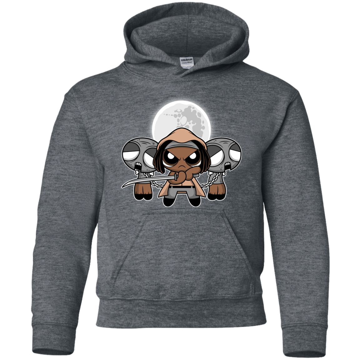 Sweatshirts Dark Heather / YS SHUFFLE AND SLICE AND NOT VERY NICE Youth Hoodie