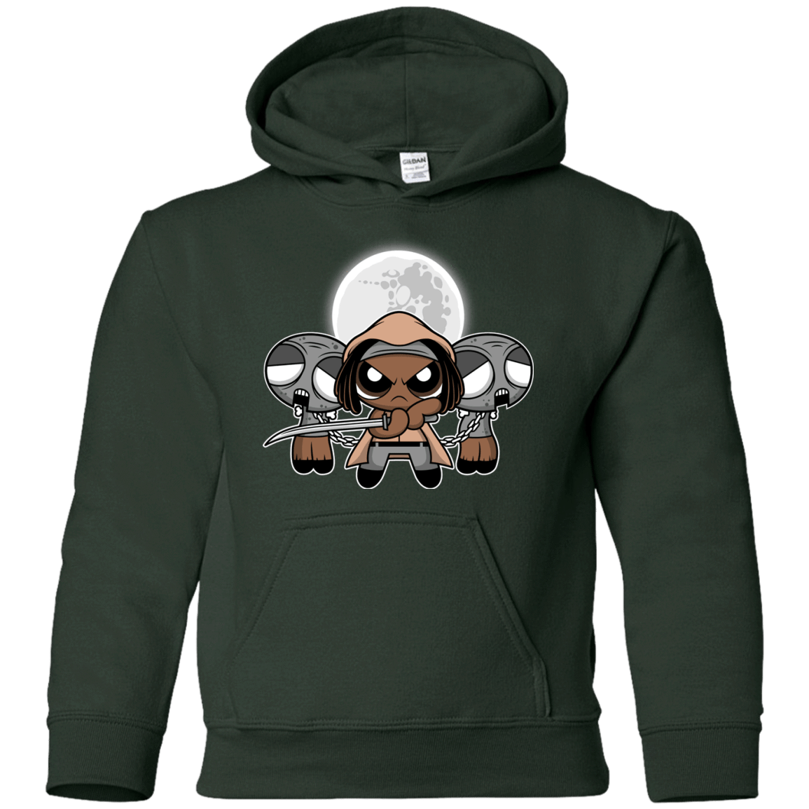 Sweatshirts Forest Green / YS SHUFFLE AND SLICE AND NOT VERY NICE Youth Hoodie