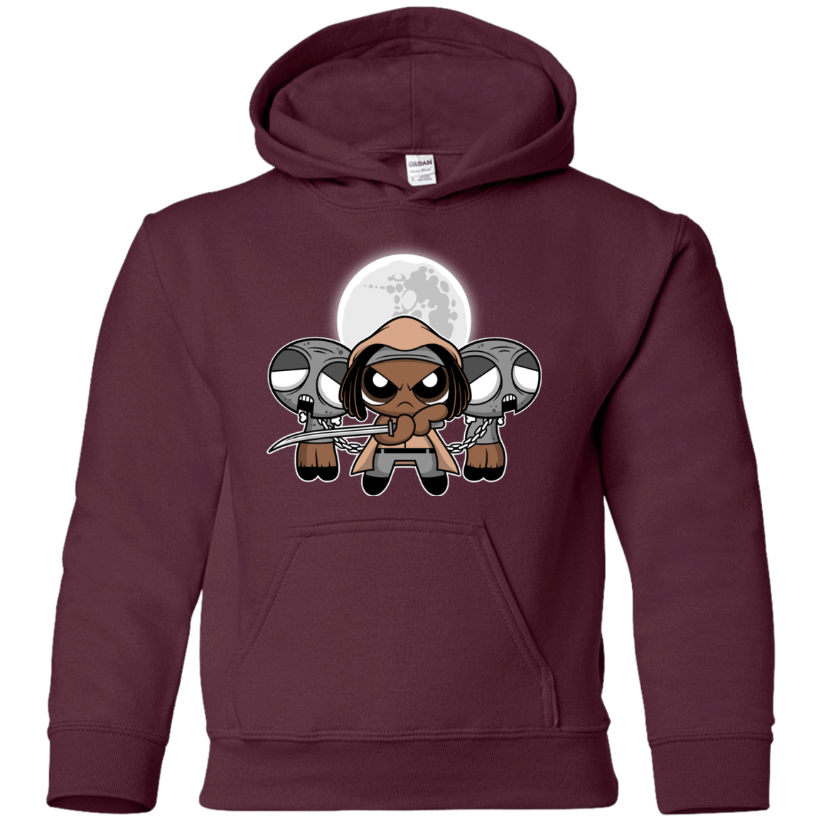 Sweatshirts Maroon / YS SHUFFLE AND SLICE AND NOT VERY NICE Youth Hoodie