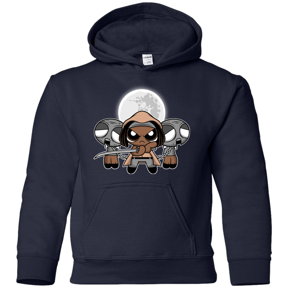 Sweatshirts Navy / YS SHUFFLE AND SLICE AND NOT VERY NICE Youth Hoodie