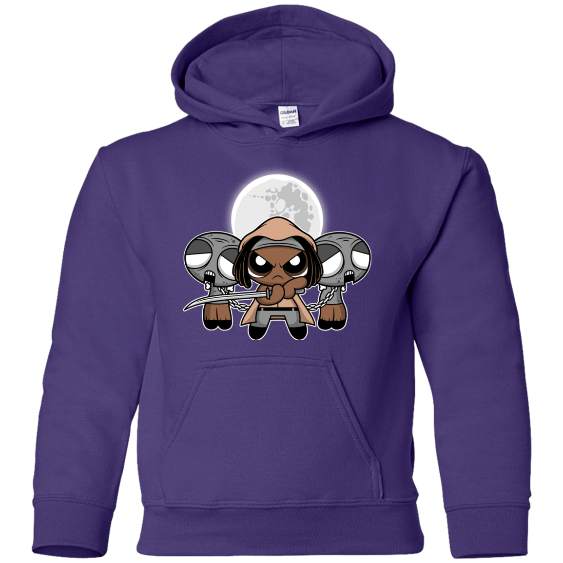 Sweatshirts Purple / YS SHUFFLE AND SLICE AND NOT VERY NICE Youth Hoodie