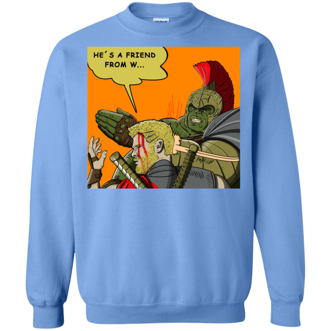 Sweatshirts Carolina Blue / S Shut Up Crewneck Sweatshirt