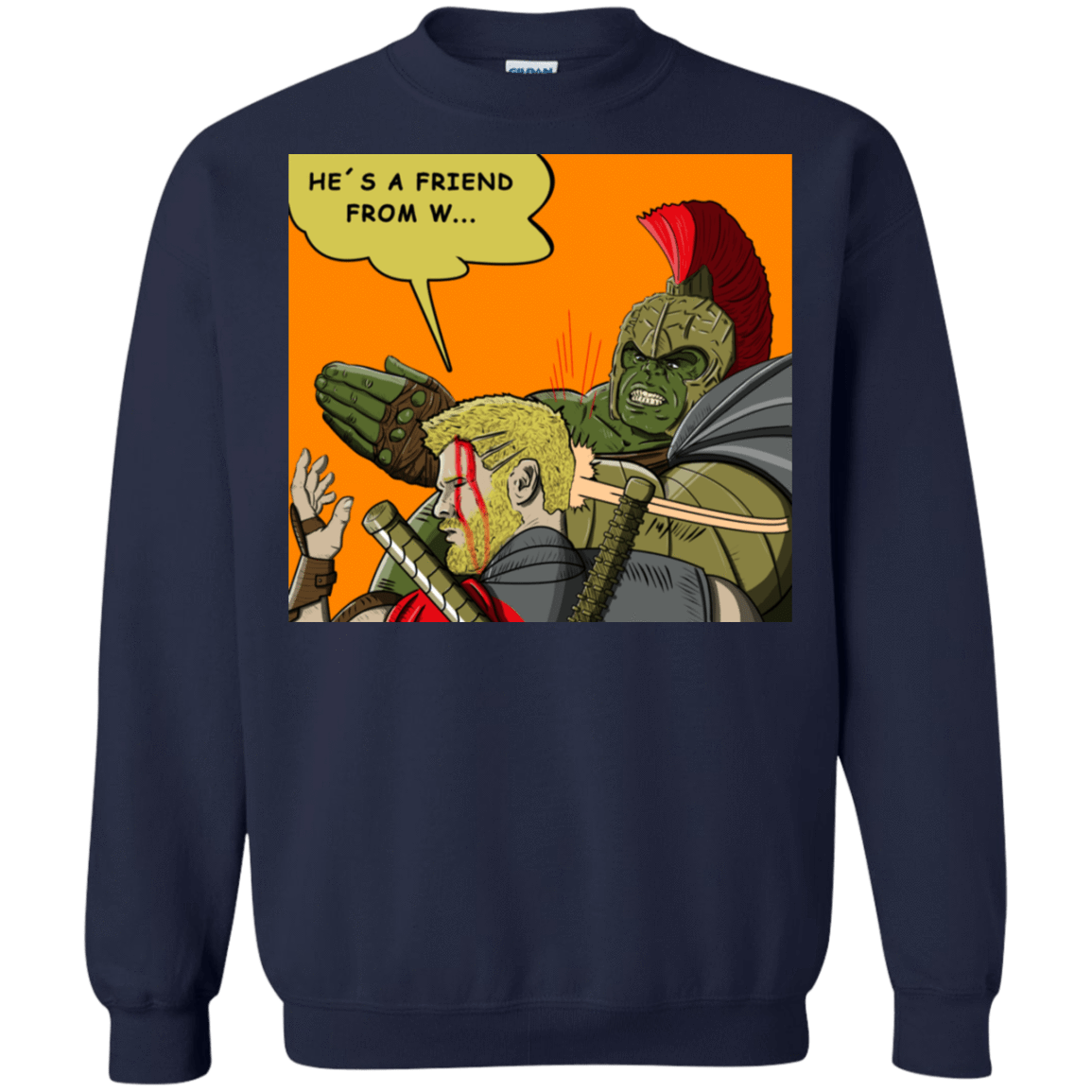 Sweatshirts Navy / S Shut Up Crewneck Sweatshirt