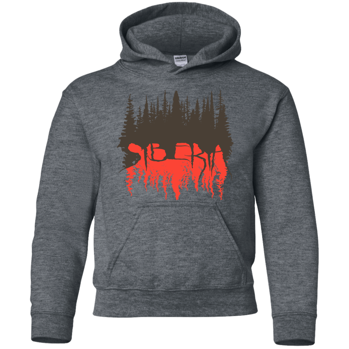 Sweatshirts Dark Heather / YS Siberia Wilderness Youth Hoodie