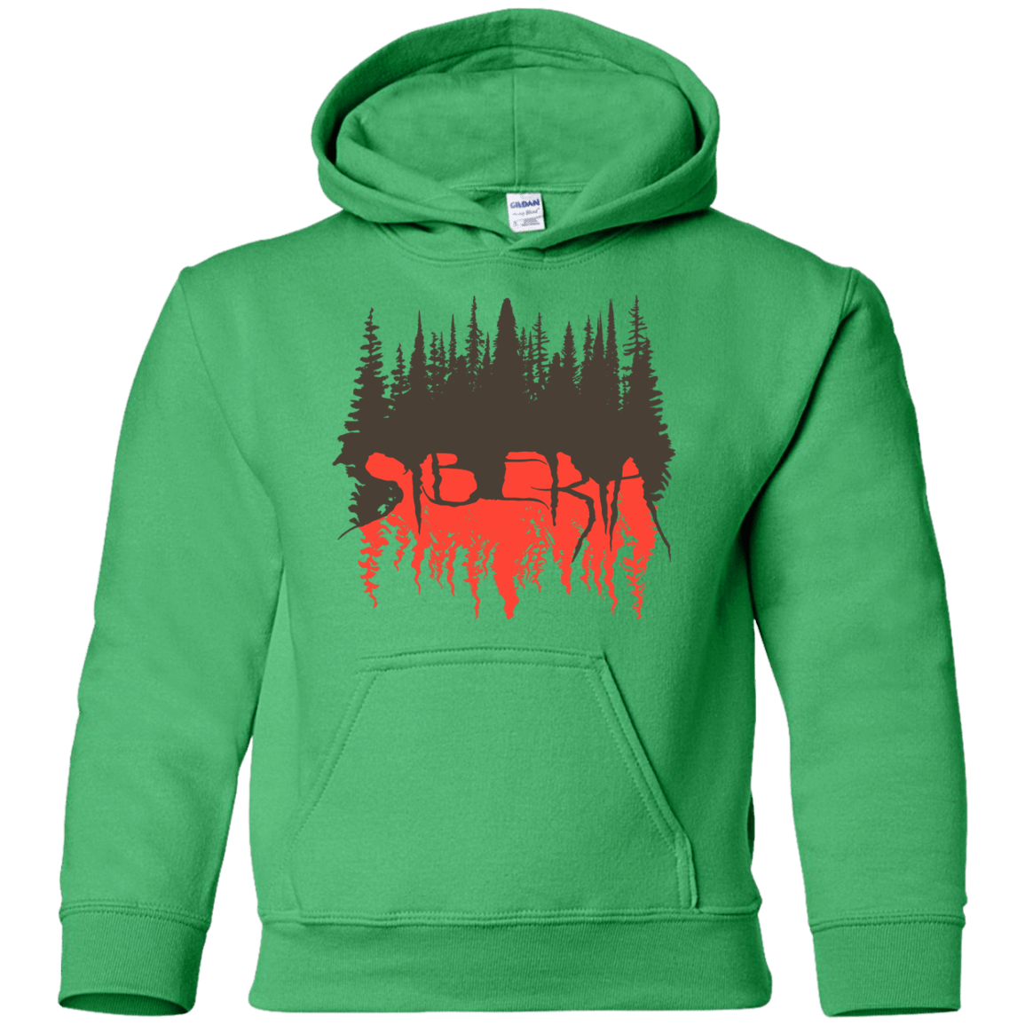 Sweatshirts Irish Green / YS Siberia Wilderness Youth Hoodie