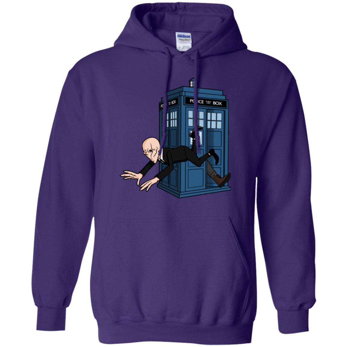 Sweatshirts Purple / Small Silence Falls Pullover Hoodie