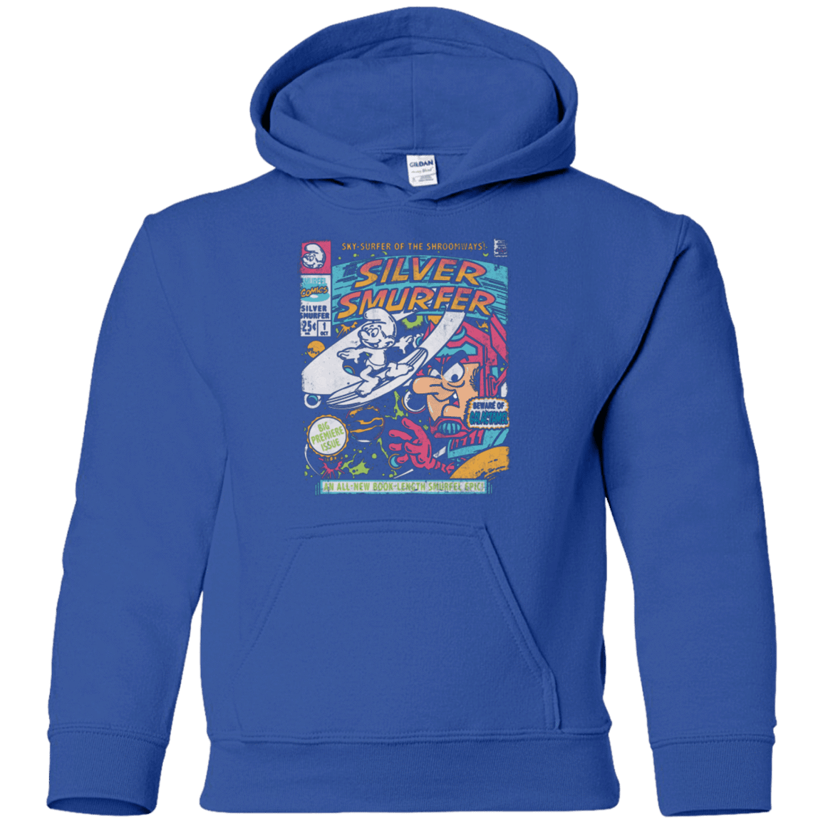 Sweatshirts Royal / YS Silver Smurfer Youth Hoodie