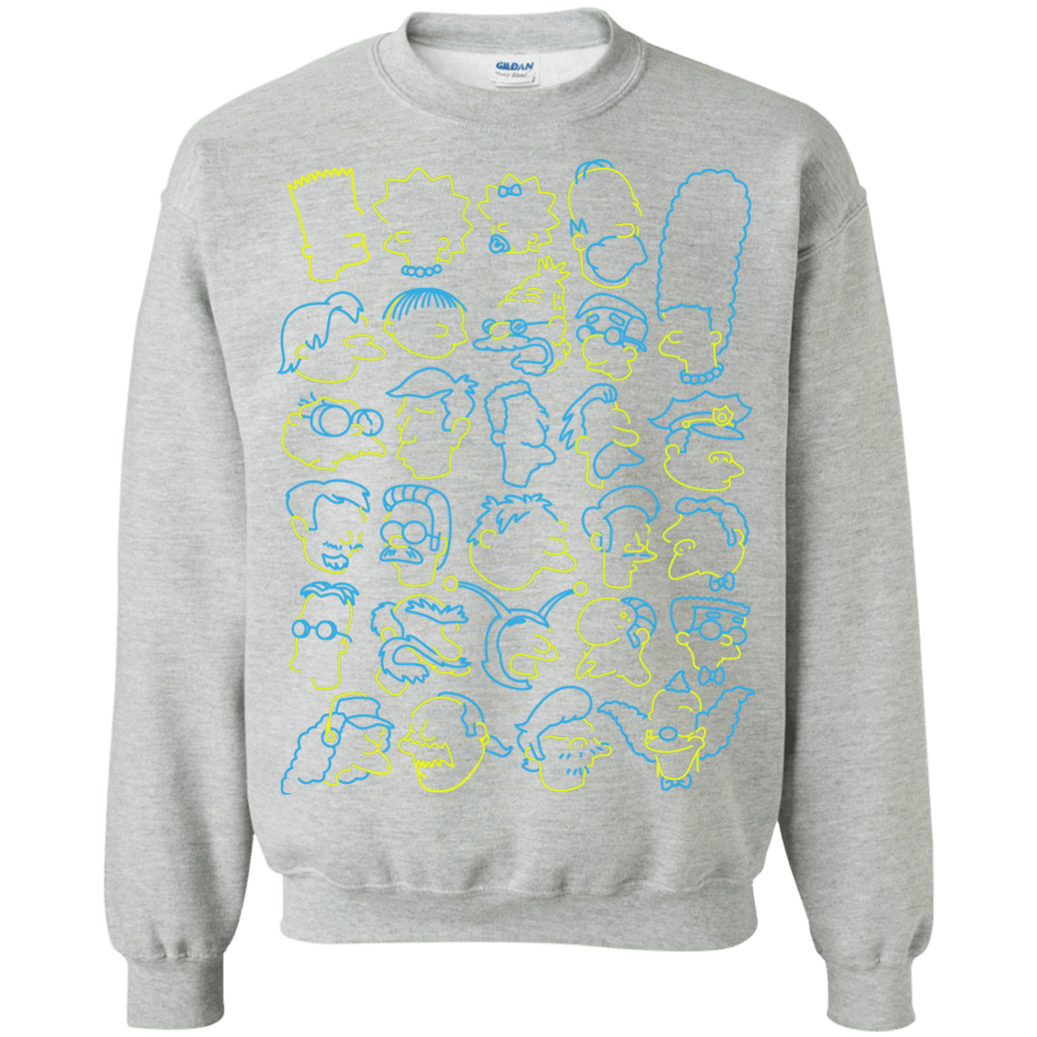Sweatshirts Sport Grey / S SIMPSONS Crewneck Sweatshirt