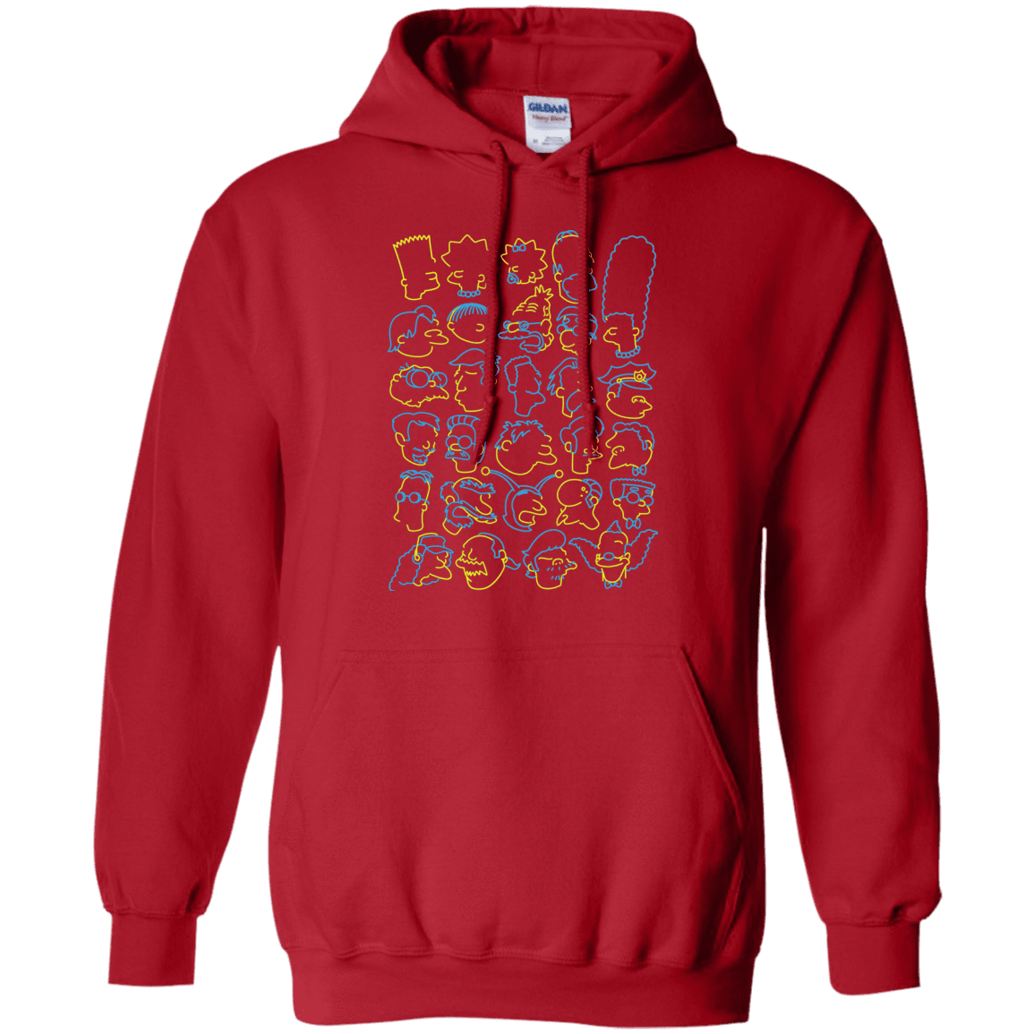 Sweatshirts Red / S SIMPSONS Pullover Hoodie