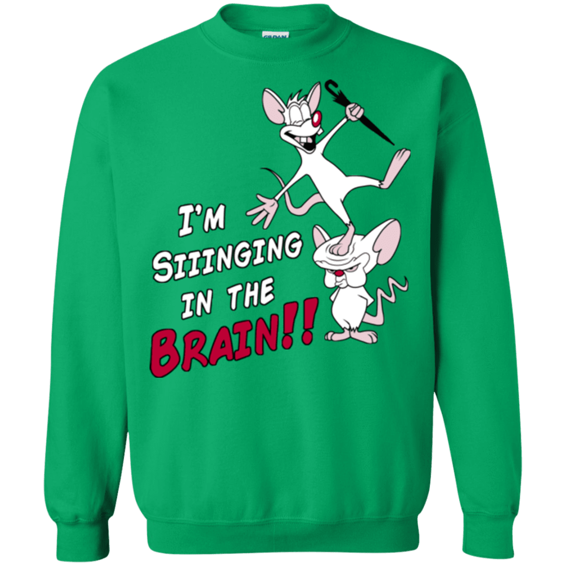 Sweatshirts Irish Green / S Singing In The Brain Crewneck Sweatshirt
