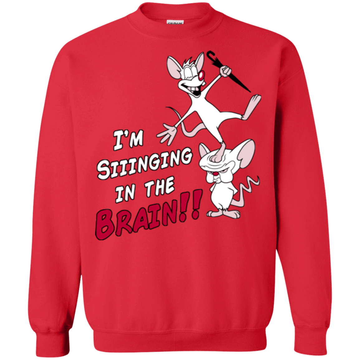 Sweatshirts Red / S Singing In The Brain Crewneck Sweatshirt