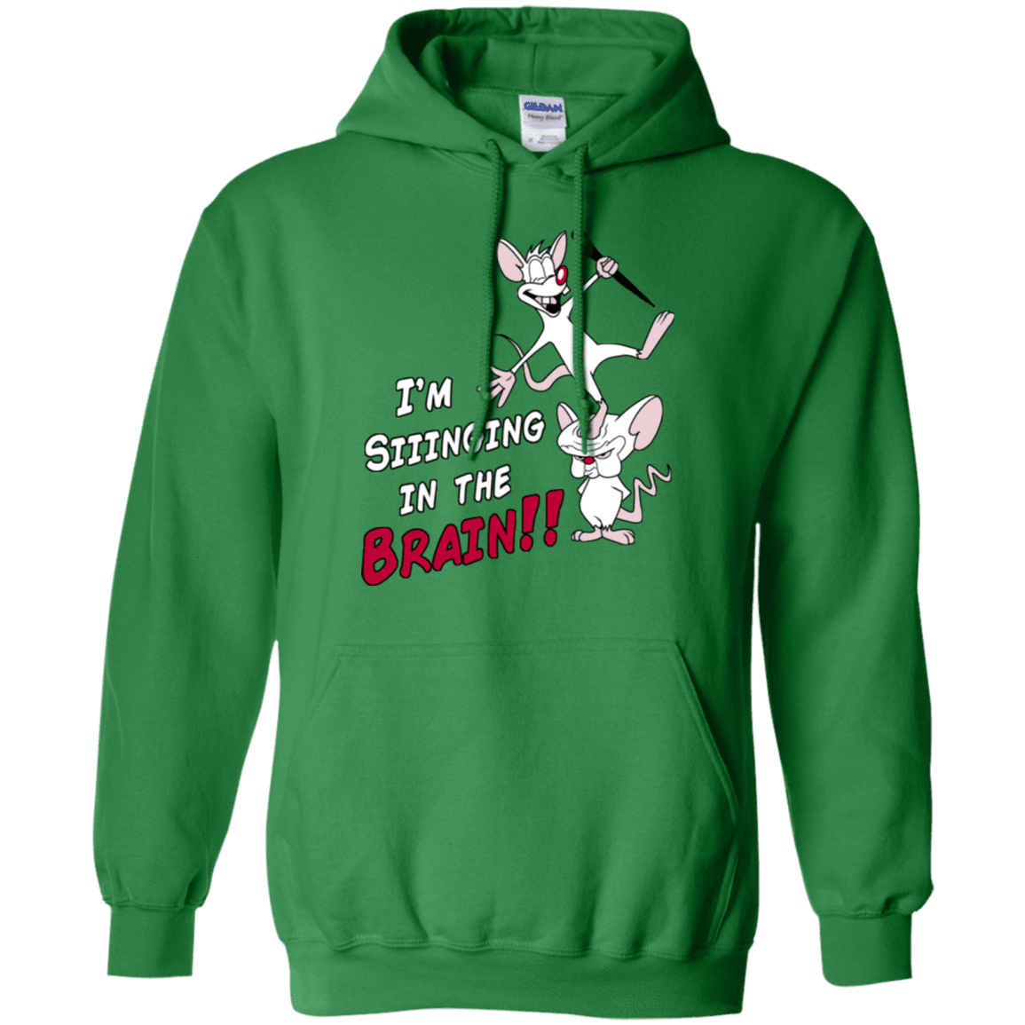 Sweatshirts Irish Green / S Singing In The Brain Pullover Hoodie
