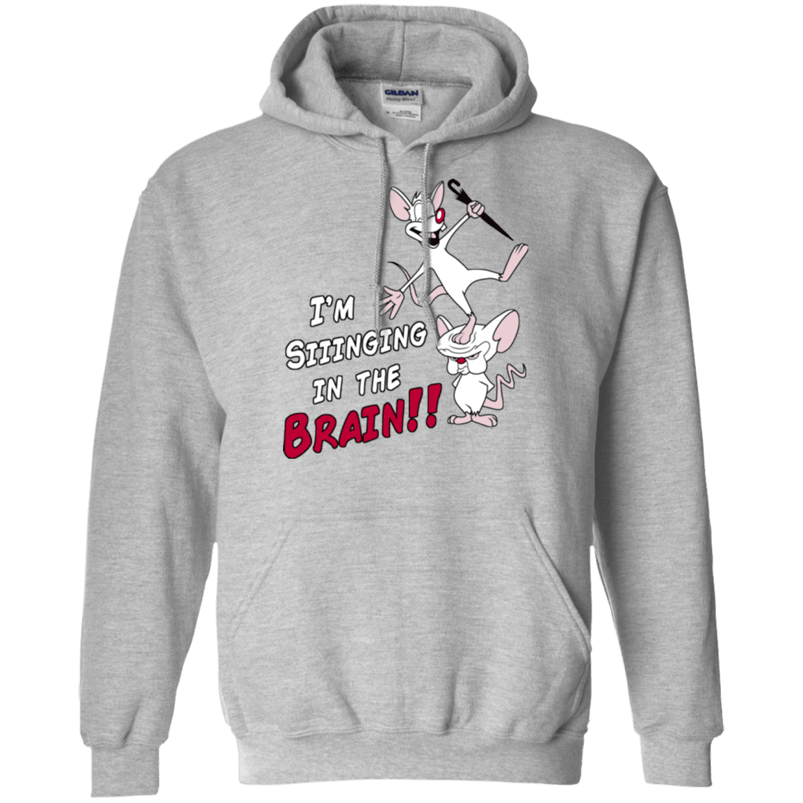 Sweatshirts Sport Grey / S Singing In The Brain Pullover Hoodie