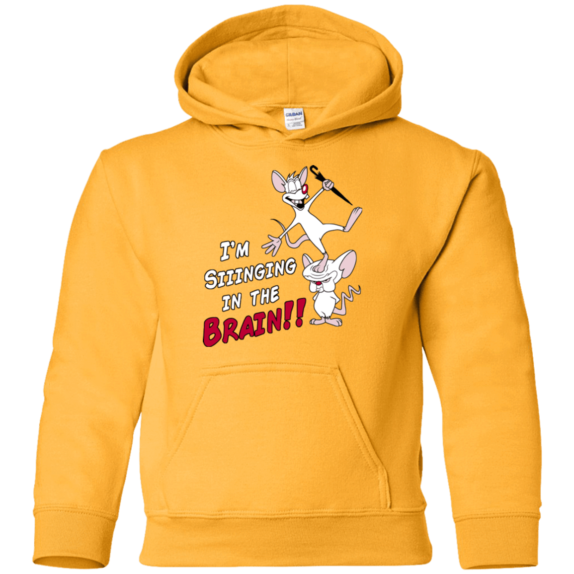 Sweatshirts Gold / YS Singing In The Brain Youth Hoodie