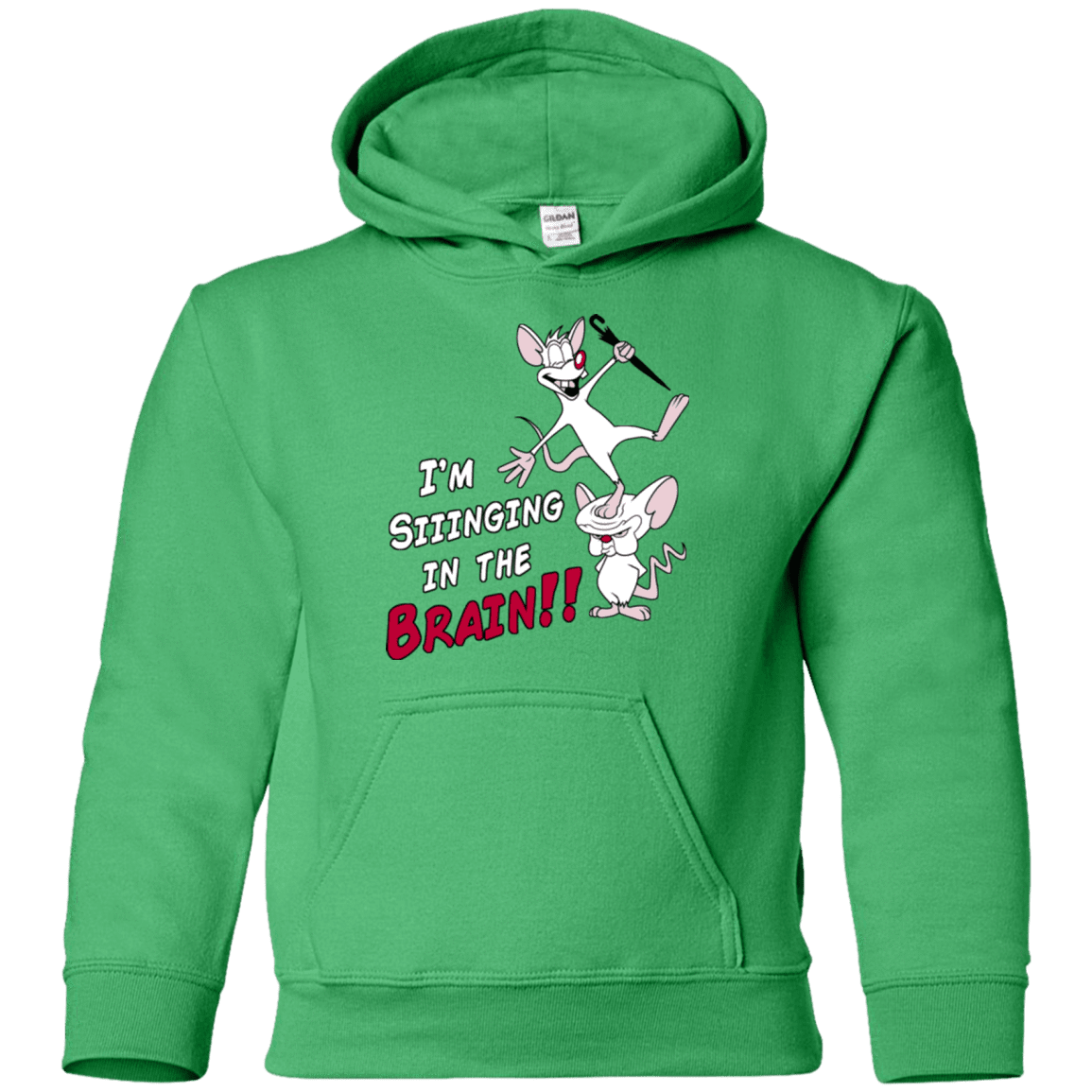 Sweatshirts Irish Green / YS Singing In The Brain Youth Hoodie