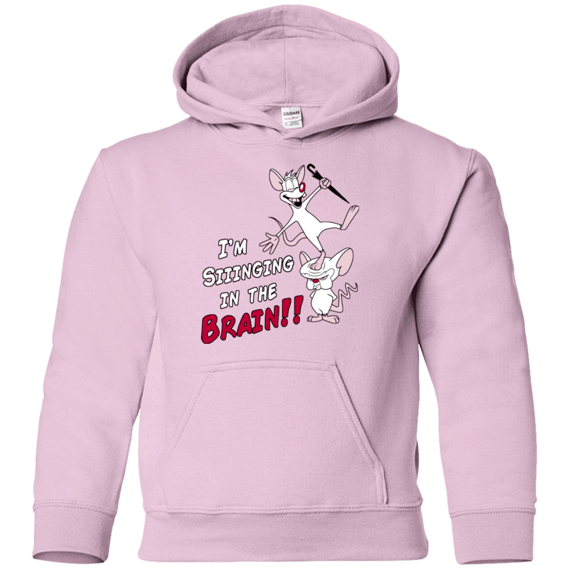 Sweatshirts Light Pink / YS Singing In The Brain Youth Hoodie