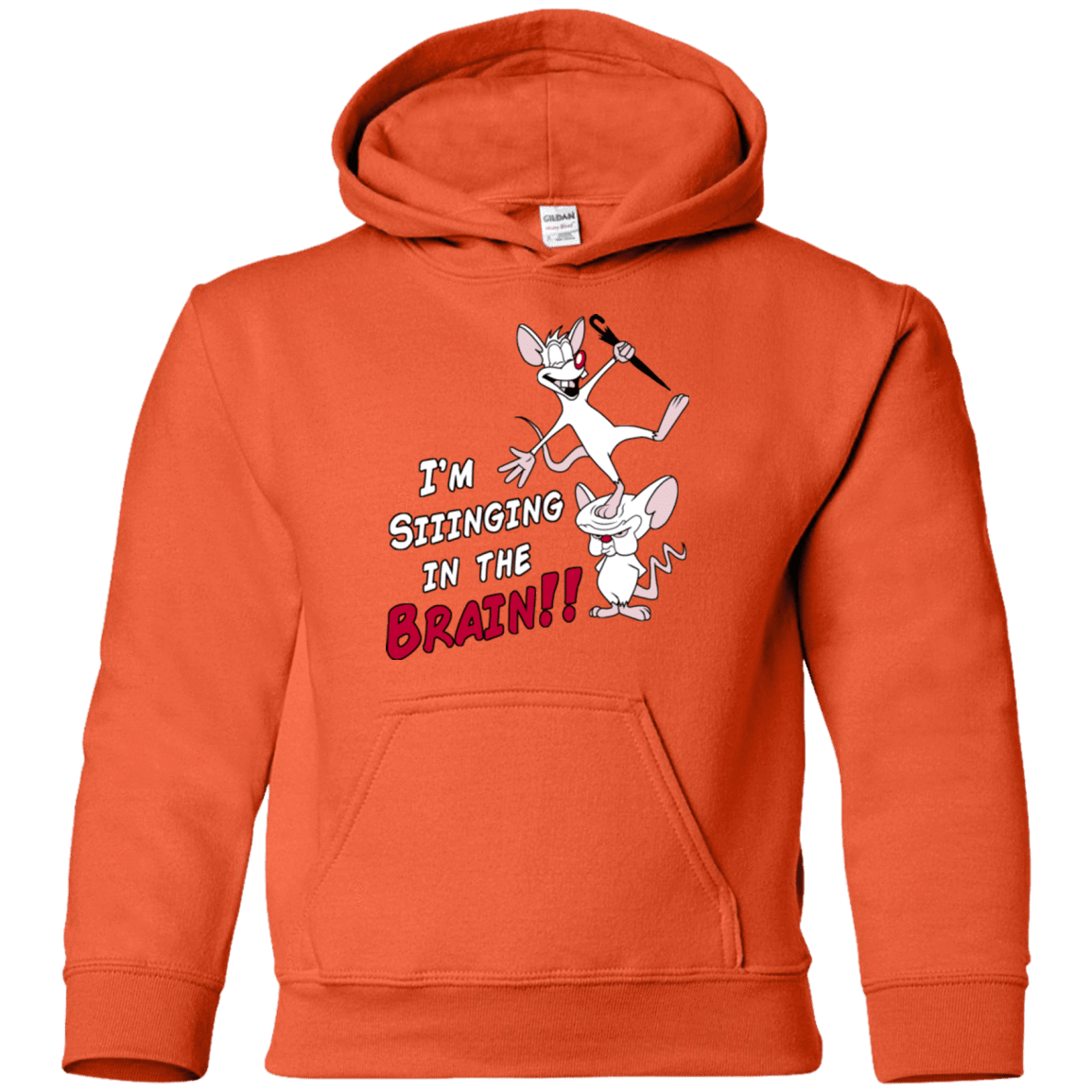 Sweatshirts Orange / YS Singing In The Brain Youth Hoodie