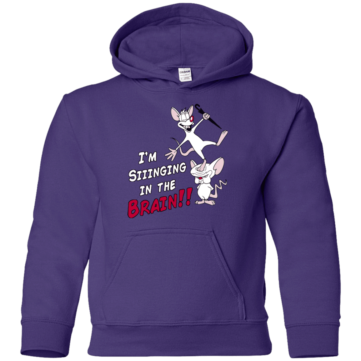 Sweatshirts Purple / YS Singing In The Brain Youth Hoodie