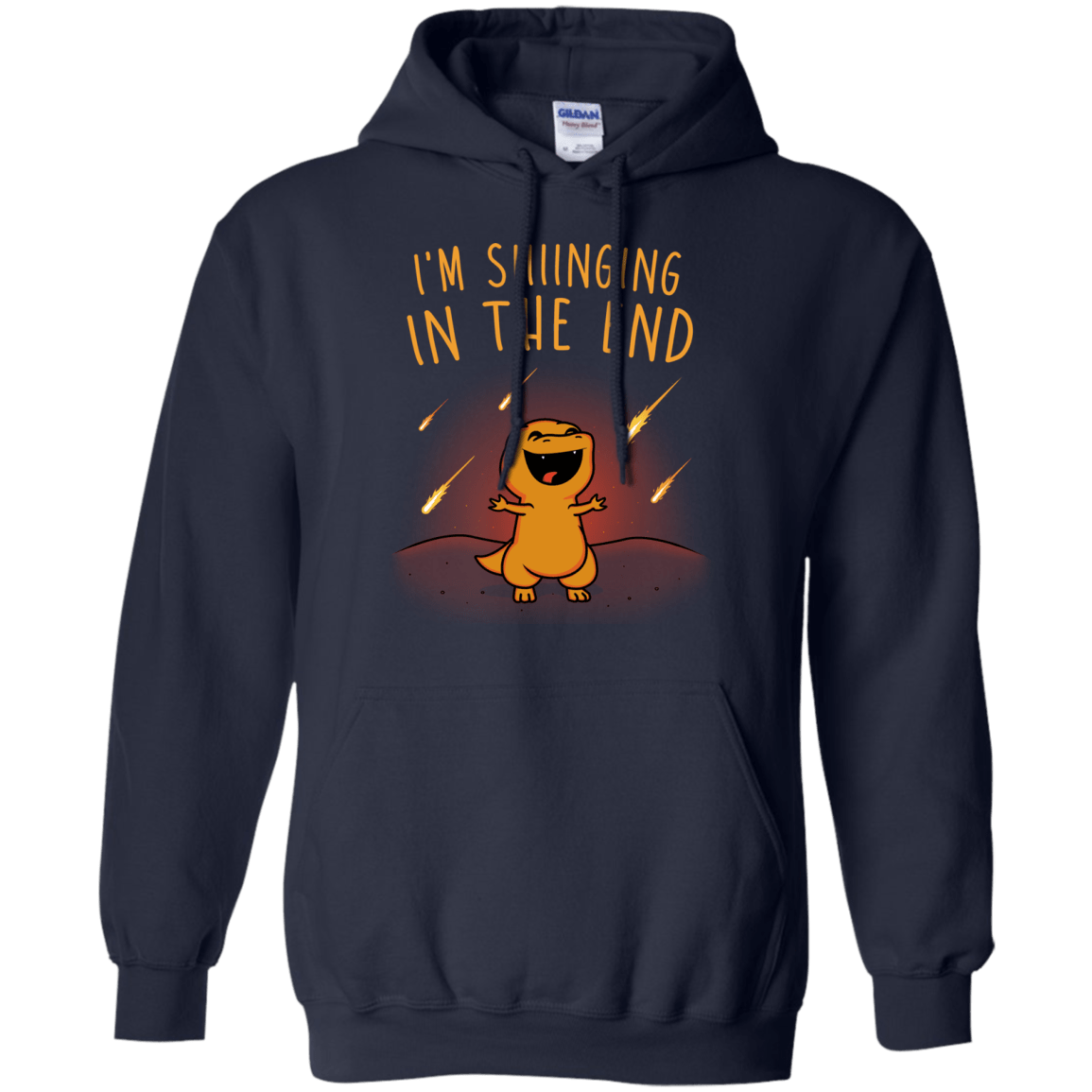 Sweatshirts Navy / S Singing in the End Pullover Hoodie