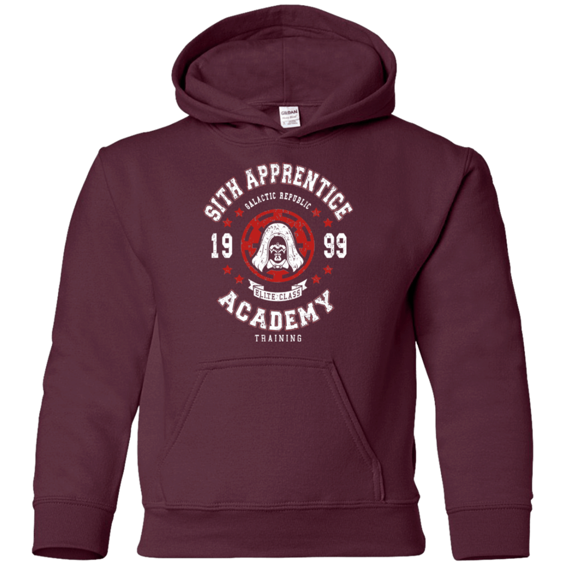 Sweatshirts Maroon / YS Sith Appretince Academy 99 Youth Hoodie