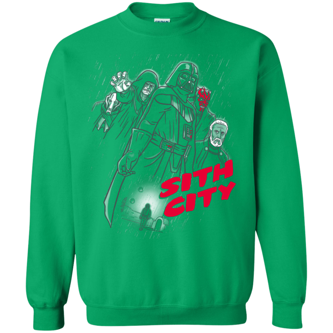 Sweatshirts Irish Green / Small Sith city Crewneck Sweatshirt