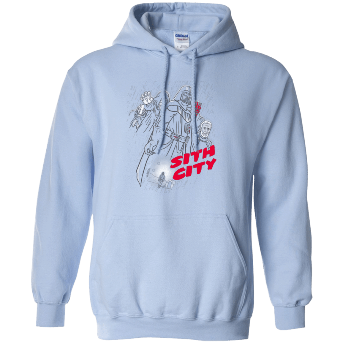 Sweatshirts Light Blue / Small Sith city Pullover Hoodie