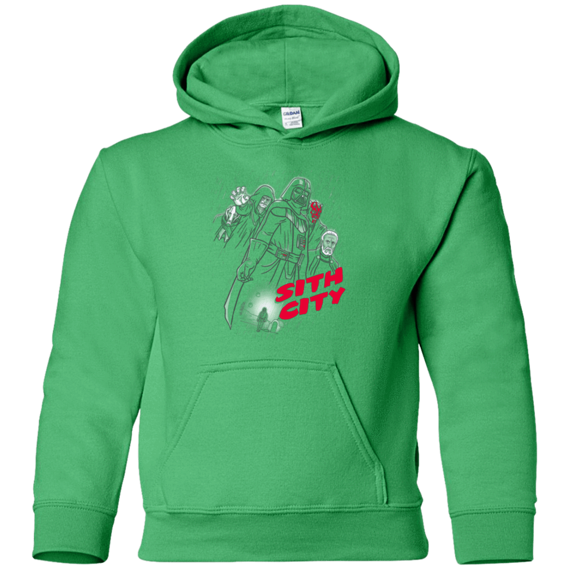 Sweatshirts Irish Green / YS Sith city Youth Hoodie