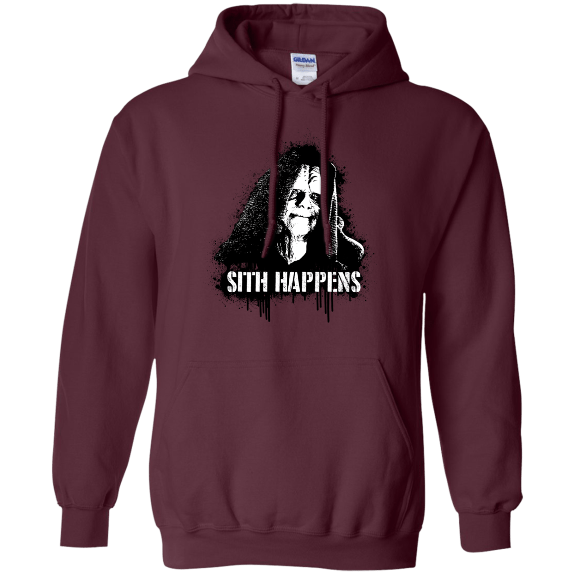 Sweatshirts Maroon / S Sith Happens Pullover Hoodie