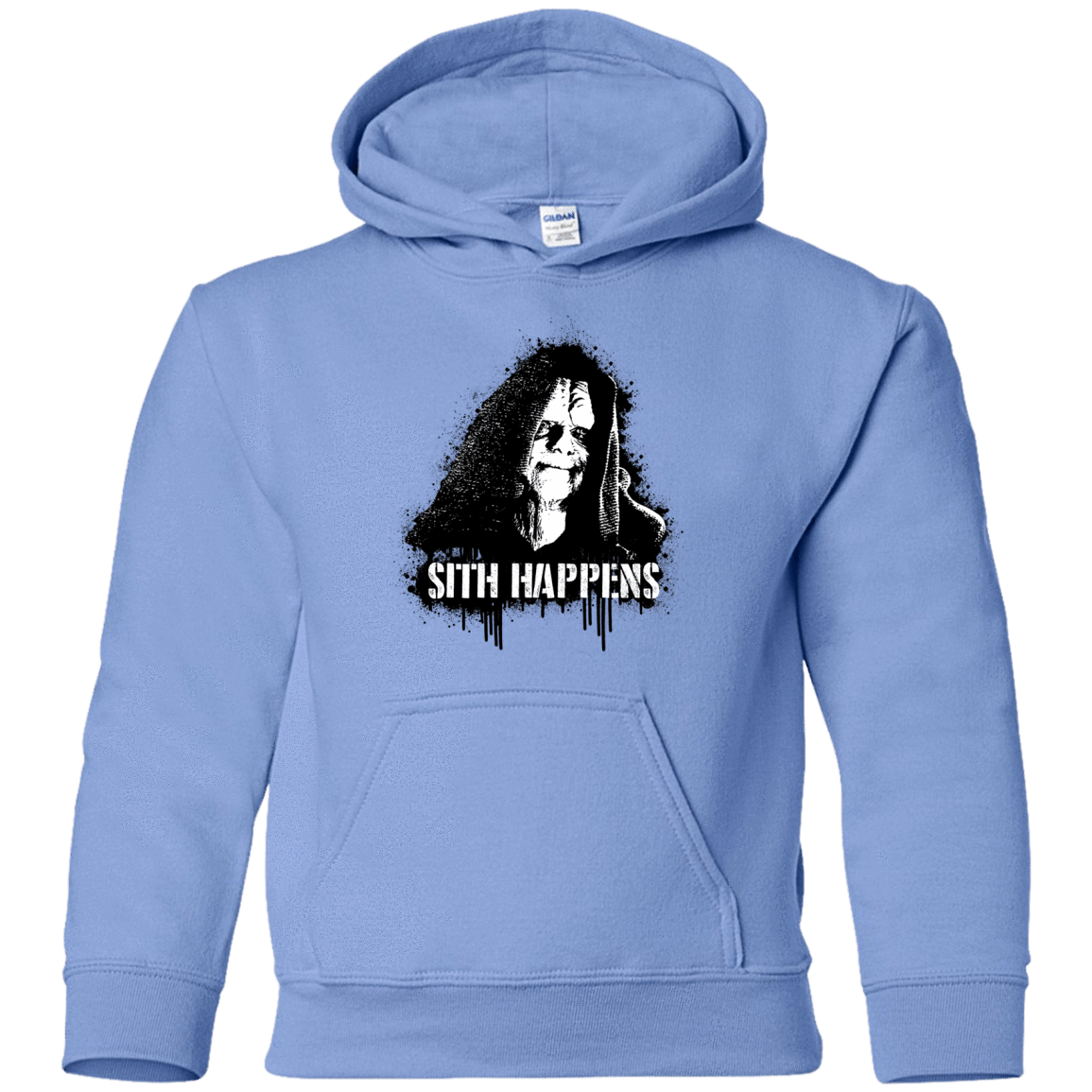 Sweatshirts Carolina Blue / YS Sith Happens Youth Hoodie