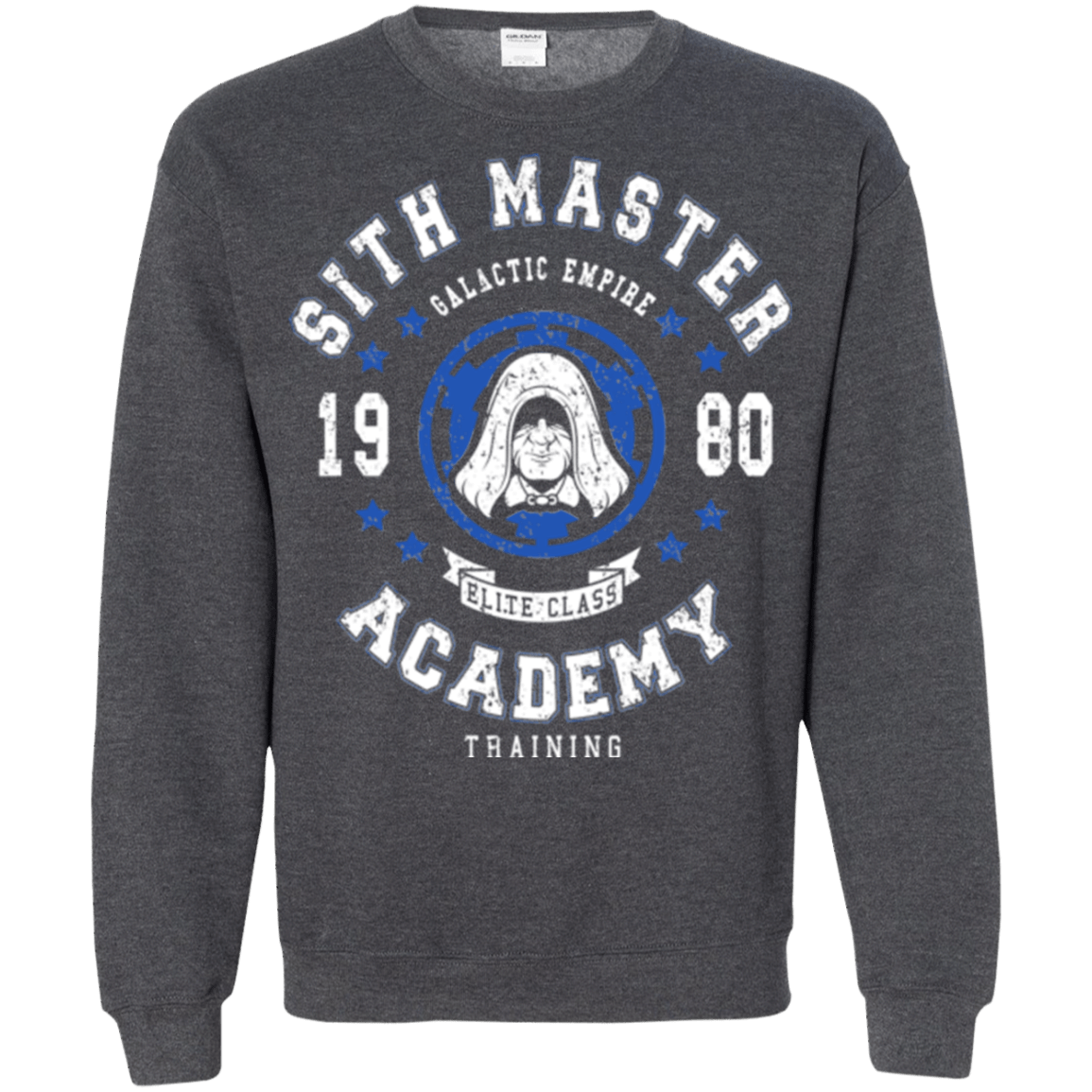 Sweatshirts Dark Heather / Small Sith Master Academy 80 Crewneck Sweatshirt