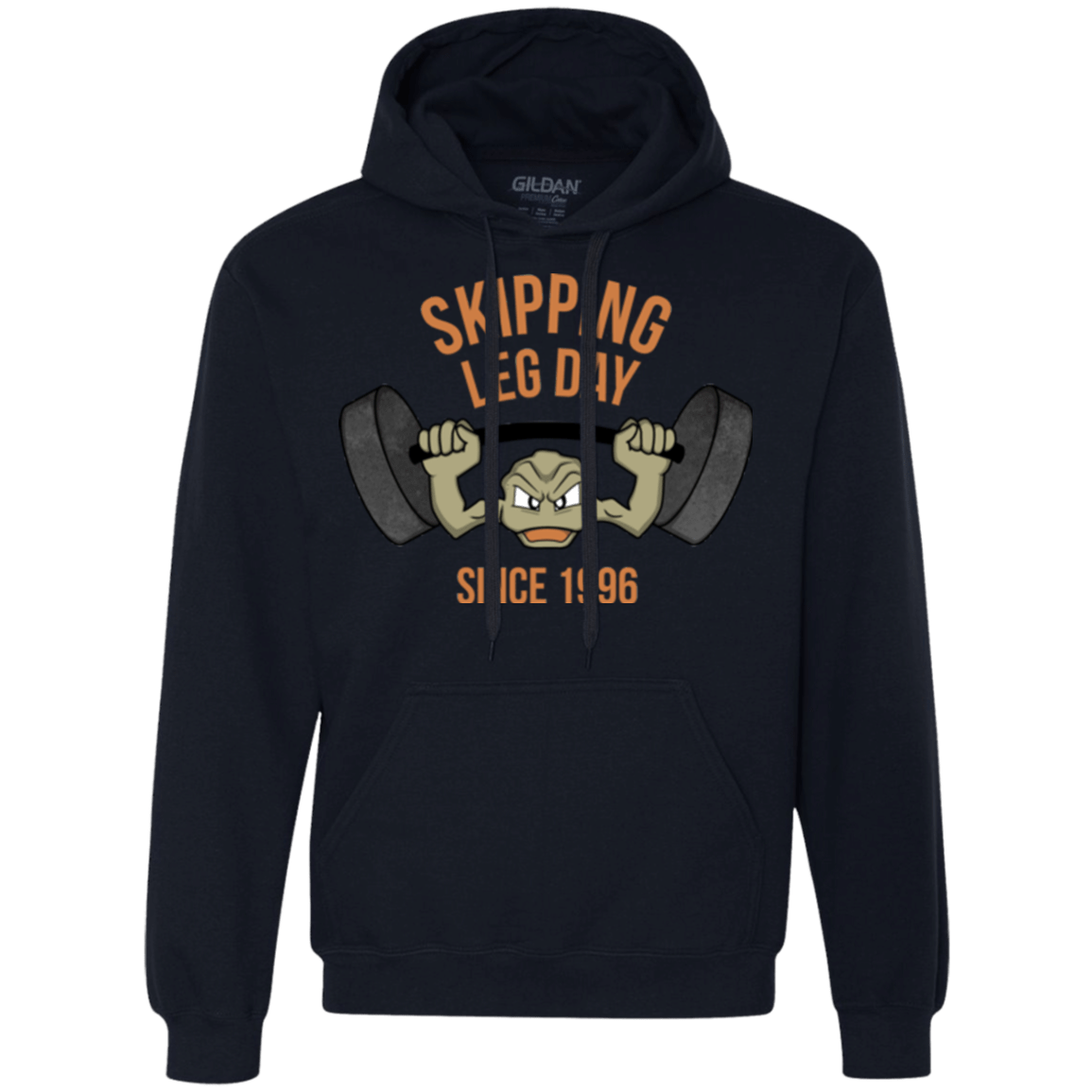 Sweatshirts Navy / Small Skipping Leg Day Premium Fleece Hoodie