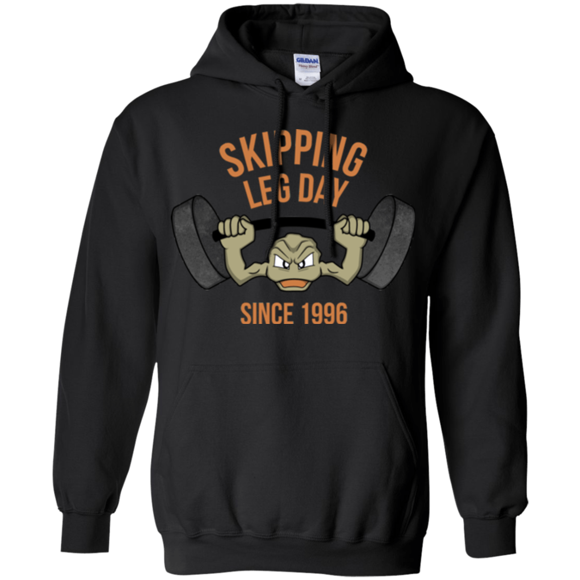 Sweatshirts Black / Small Skipping Leg Day Pullover Hoodie