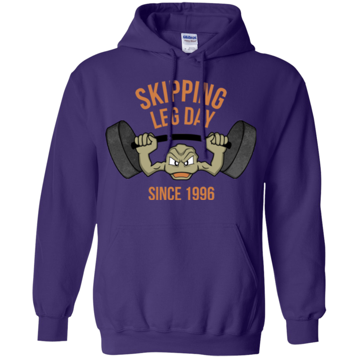 Sweatshirts Purple / Small Skipping Leg Day Pullover Hoodie