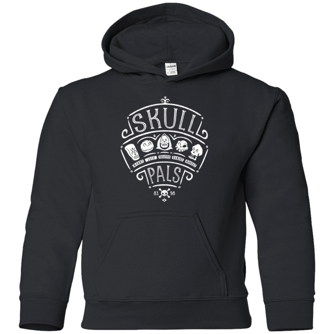 Sweatshirts Black / YS Skull Pals Youth Hoodie