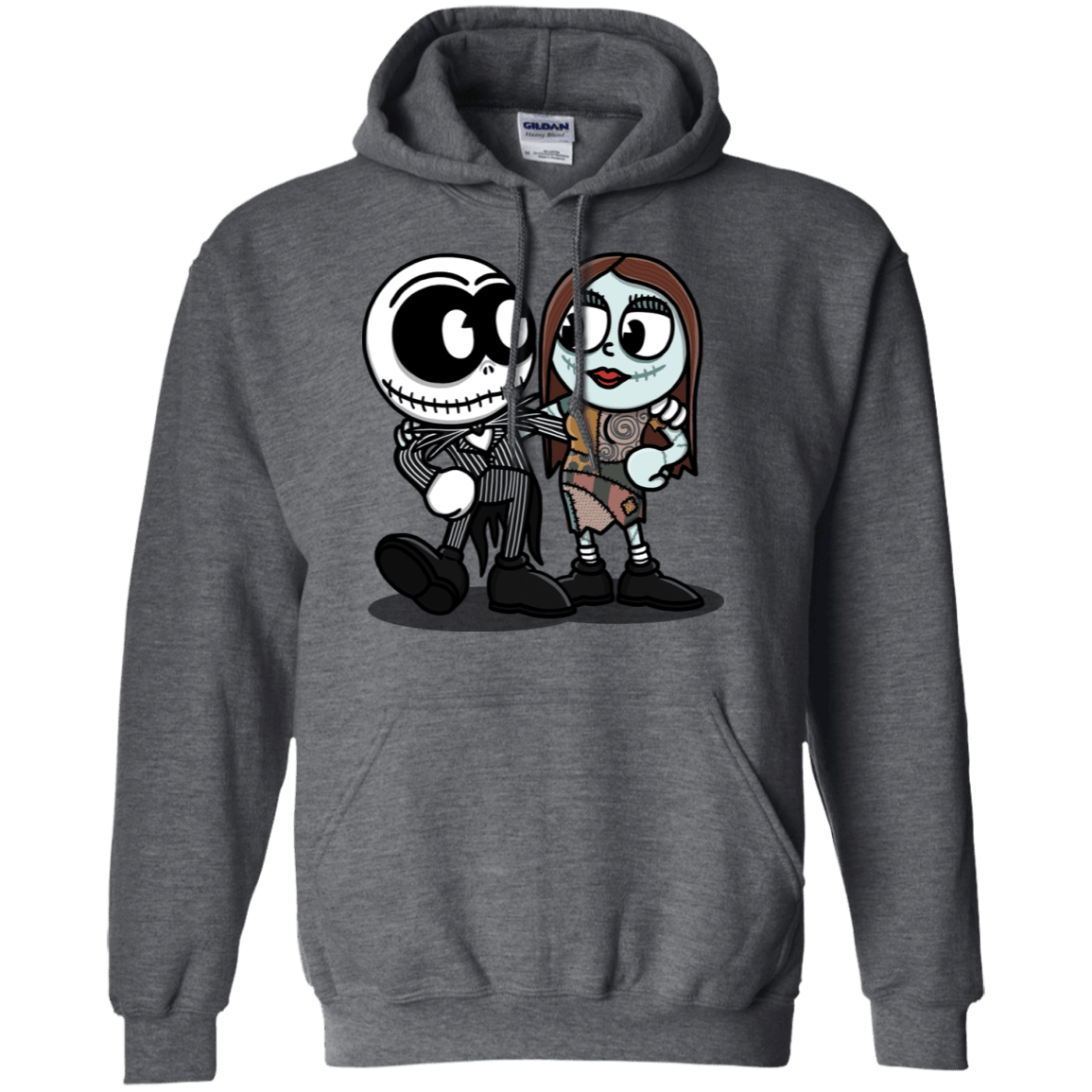 Sweatshirts Dark Heather / S Skullhead Pullover Hoodie