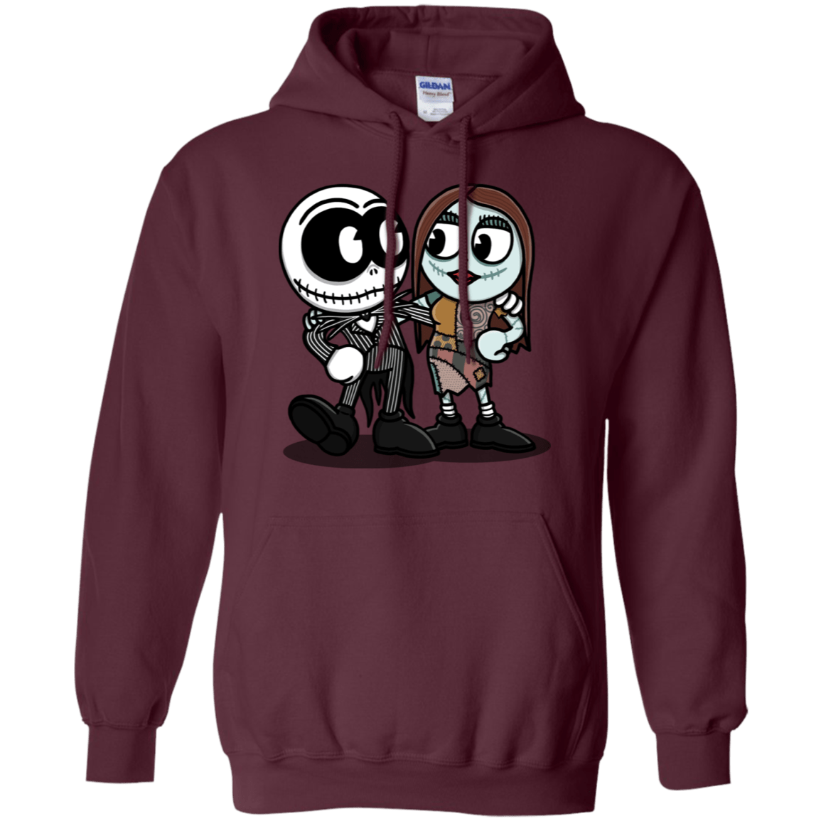 Sweatshirts Maroon / S Skullhead Pullover Hoodie