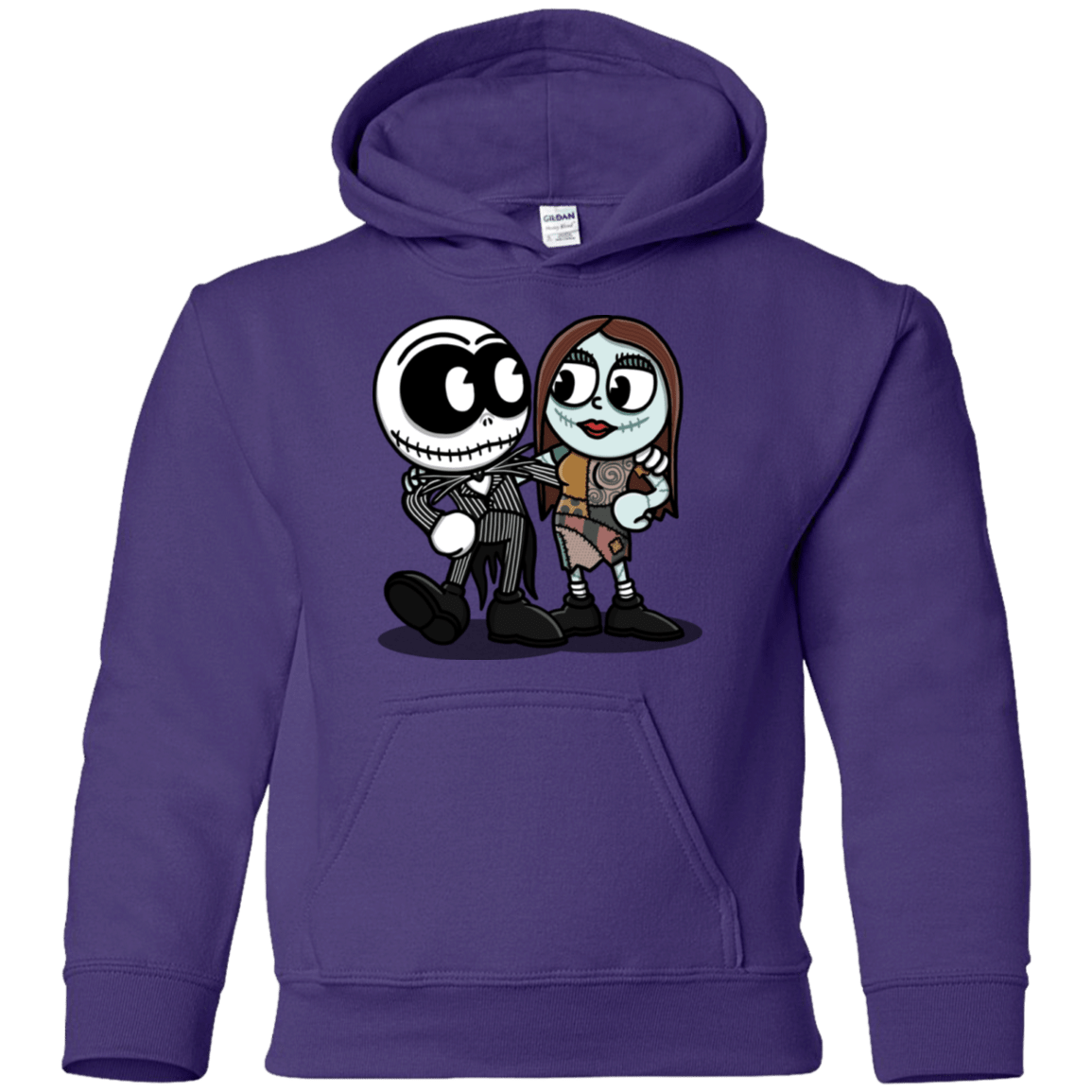 Sweatshirts Purple / YS Skullhead Youth Hoodie