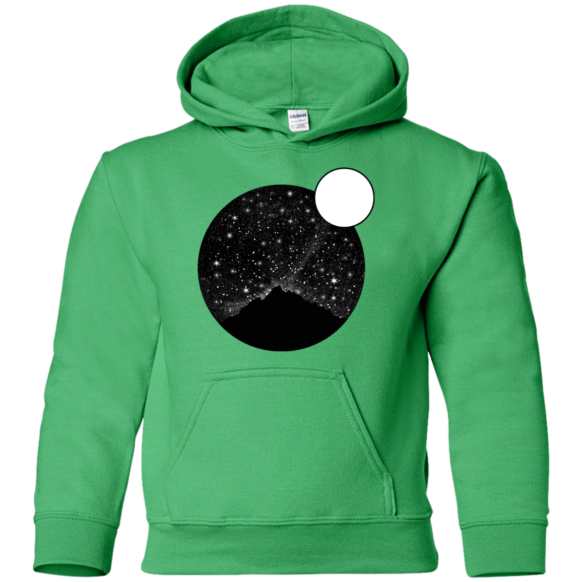 Sweatshirts Irish Green / YS Sky Full of Stars Youth Hoodie