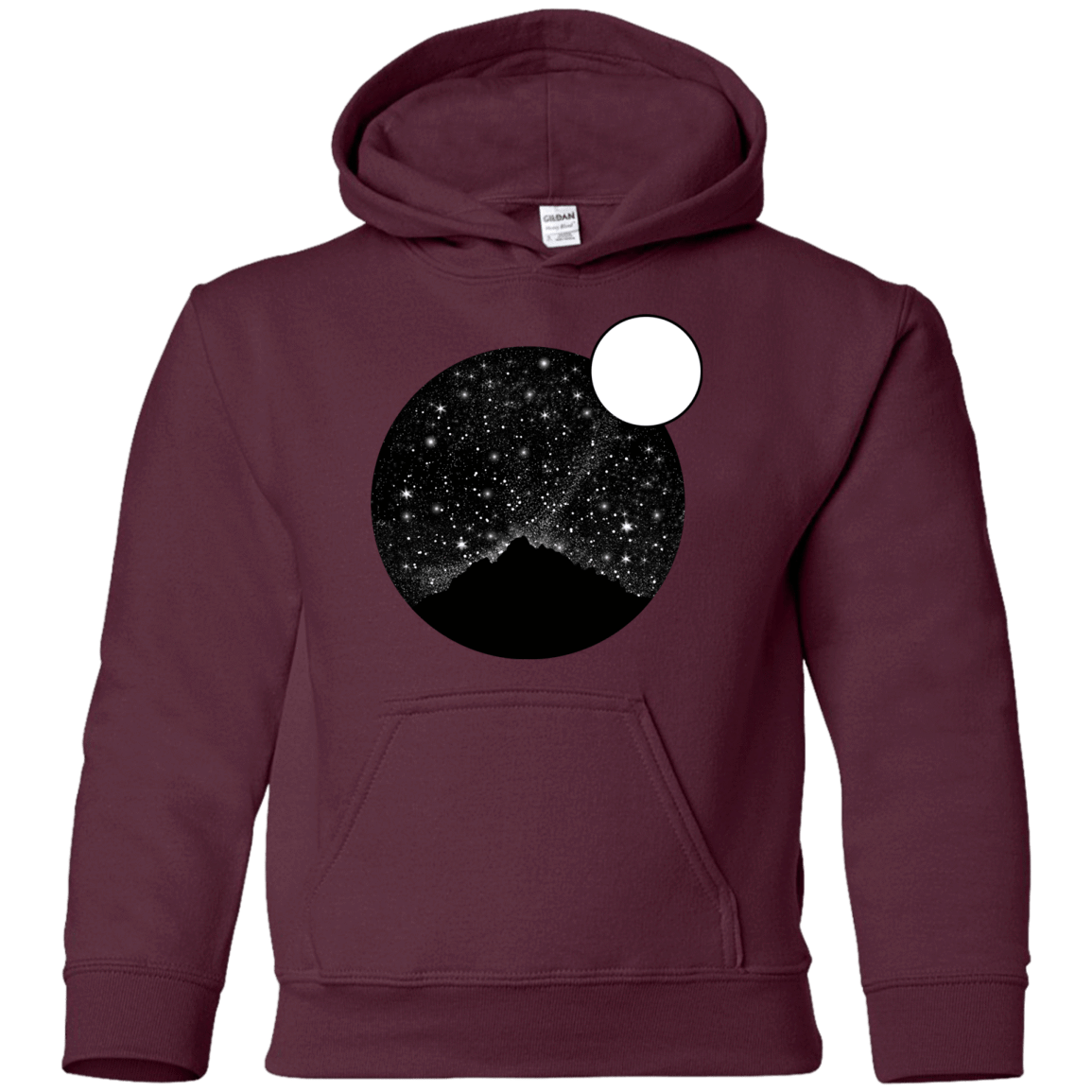 Sweatshirts Maroon / YS Sky Full of Stars Youth Hoodie
