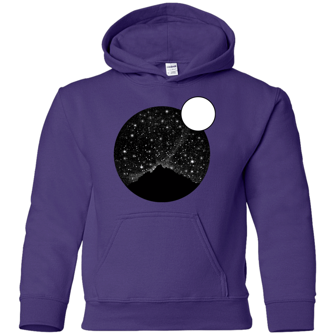 Sweatshirts Purple / YS Sky Full of Stars Youth Hoodie