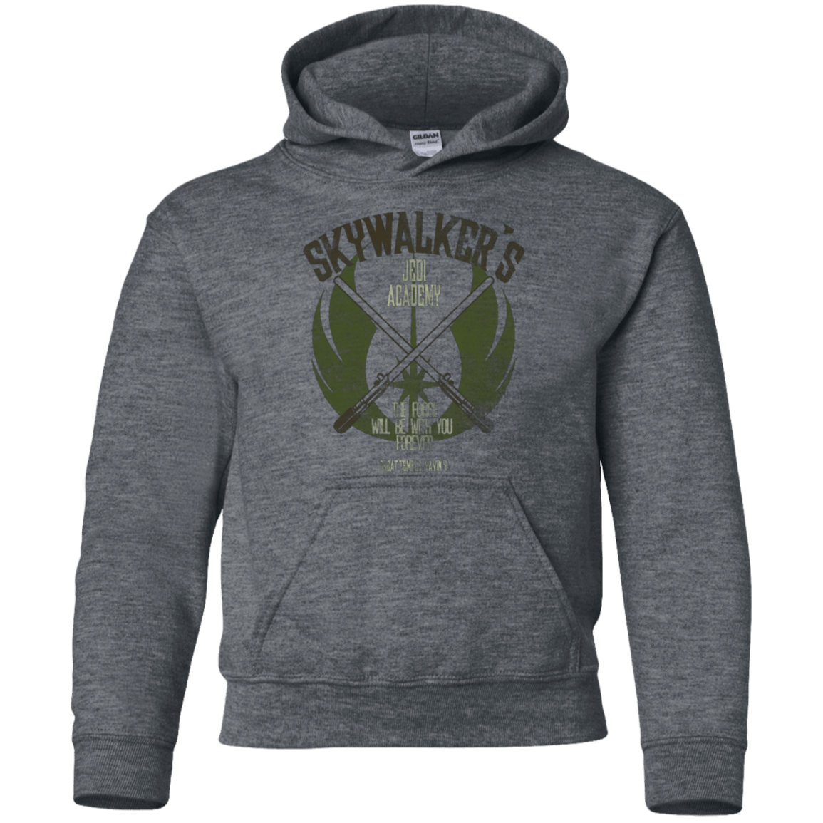 Sweatshirts Dark Heather / YS Skywalker's Jedi Academy Youth Hoodie