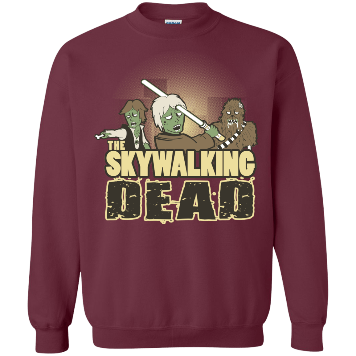 Sweatshirts Maroon / Small Skywalking Dead Crewneck Sweatshirt